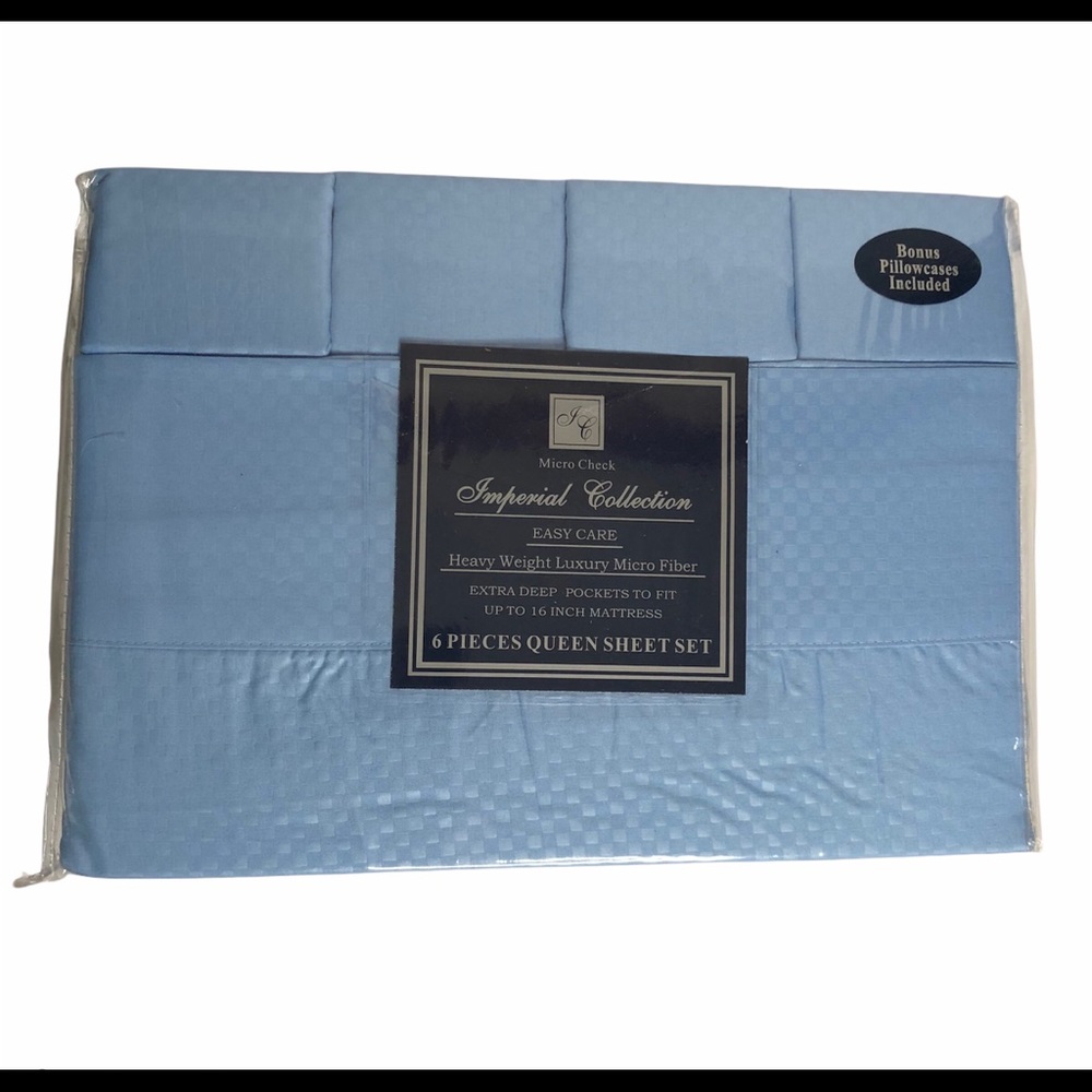 Imperial Collection Micro Check-Queen Set